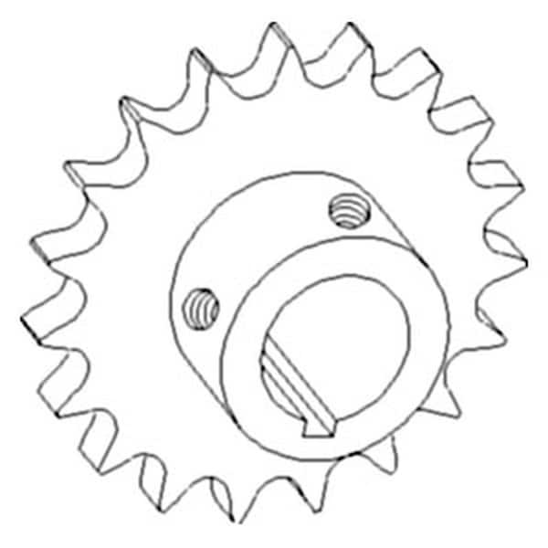 Aftermarket AH128075 Combine Drive Sprocket Fits John Deere CTS 9400 9410 9450 9500 9500SH COH60-0119 - main
